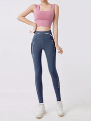 Women's High Waist Yoga Leggings Quick Dry Stretch Sports Leggings