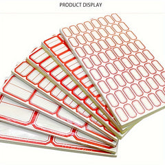 10pcs Blank Self-adhesive Labels for Shopping Mall Classification