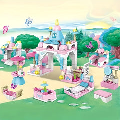 Enlightenment Small Manual Assembly Building Blocks Toy Castle Model