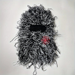 Acrylic Balaclava Spider Web Embroidery Ski Mask Camouflage Headdress
