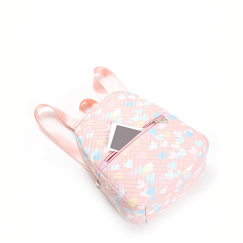 Kids Mini Heart Backpack w/ Adjustable Strap