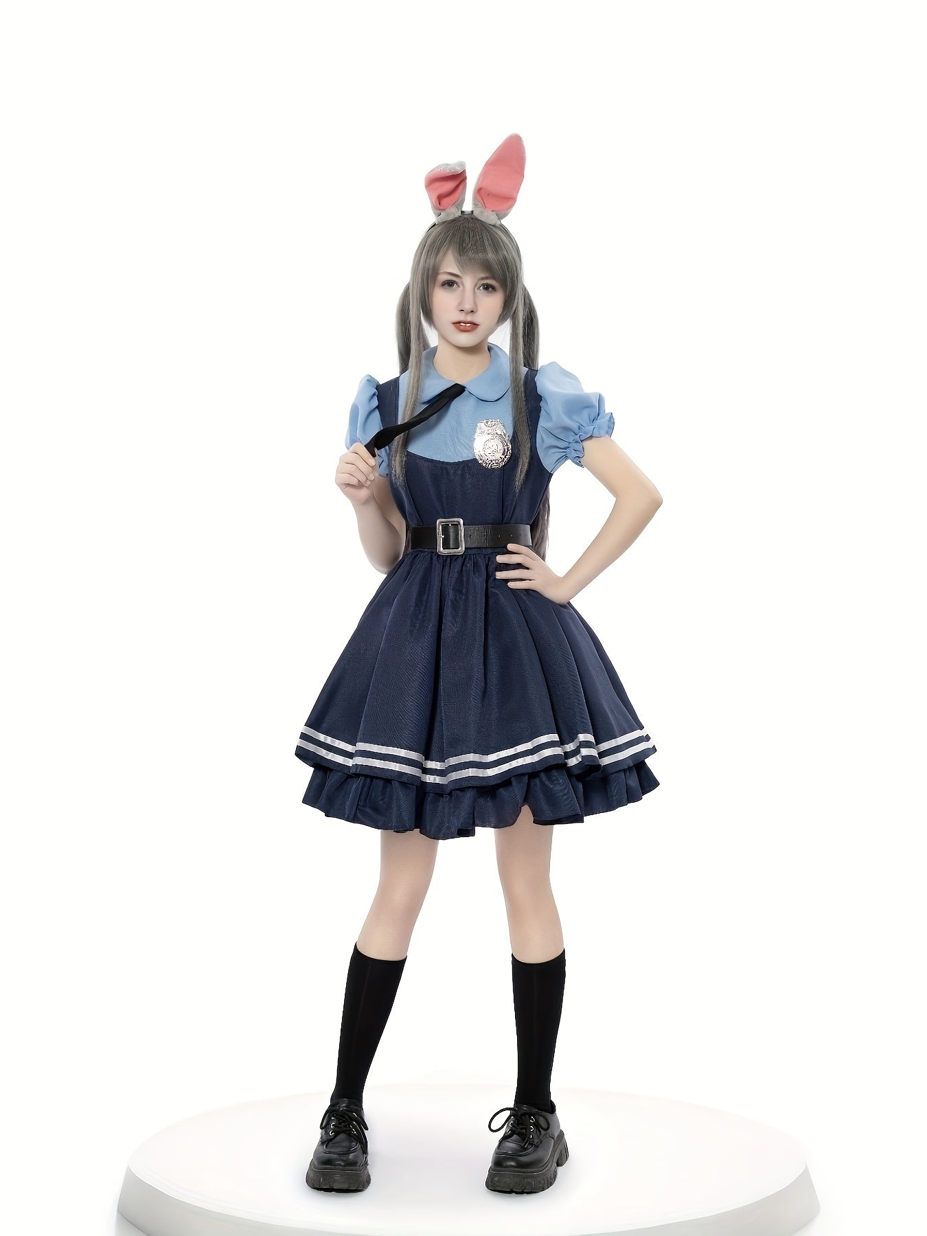 Sexy Bunny Cosplay Costume & Rabbit Ears Hairband