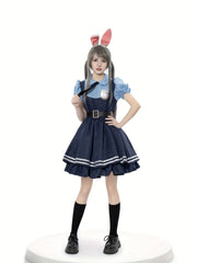 Sexy Bunny Cosplay Costume & Rabbit Ears Hairband