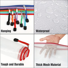 Mesh Zipper Bag for Organizing Puzzle Bags, Letters A4s, School Supplies