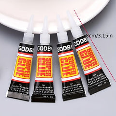 10pcs Glue Instant Glue Metal Plastic Ceramic Nail Glue