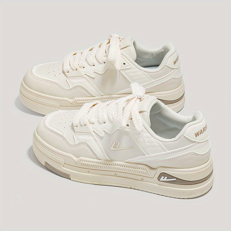 Platform Skate Shoes Colorblock Low Top Sports Shoes