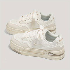 Platform Skate Shoes Colorblock Low Top Sports Shoes