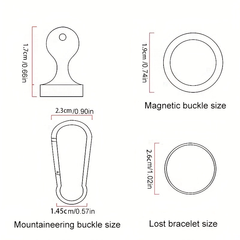 Outdoor Magnetic Buckle for Mountaineering Riding Fishing