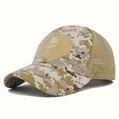 Stylish Skull Embroidered Baseball Cap for Sun Protection