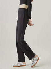 High Rise Flared Leg Yoga Trousers