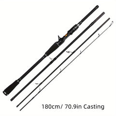 Portable Ultralight Carbon Fishing Rod 4-section 70 87inch 82 68inch