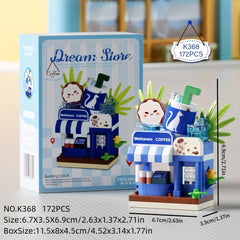 Small Particle Building Blocks Street Scene DIY Set