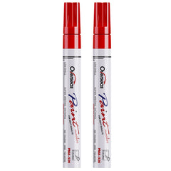 Permanent Paint Pens 2 Pack Medium Tip Waterproof Marker Pen for Metal Rock Wood