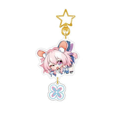 Honkai: Star Rail Himeko Cosplay Acrylic Keychains Bag Accessories