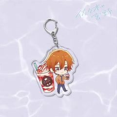 Sasaki and Miyano Anime Figure Acrylic Keychains Fans Gift