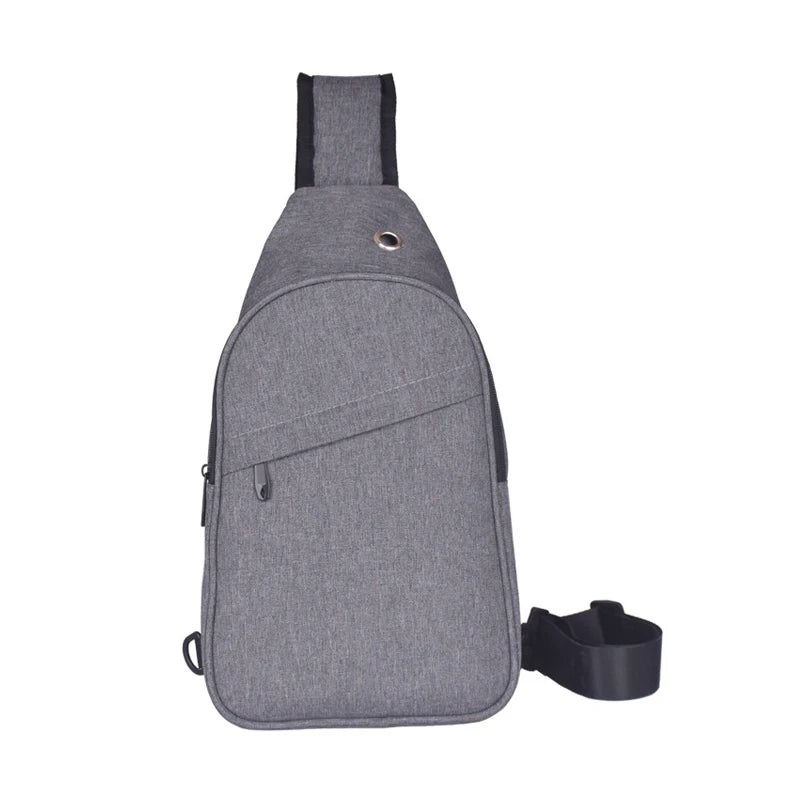 Men's Crossbody Chest Bag Waterproof Messenger Large Capacity Shoulder