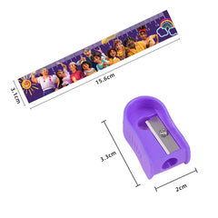 Encanto Stationery Box Set Mirabel Pencil Ruler Eraser Sharpener Case