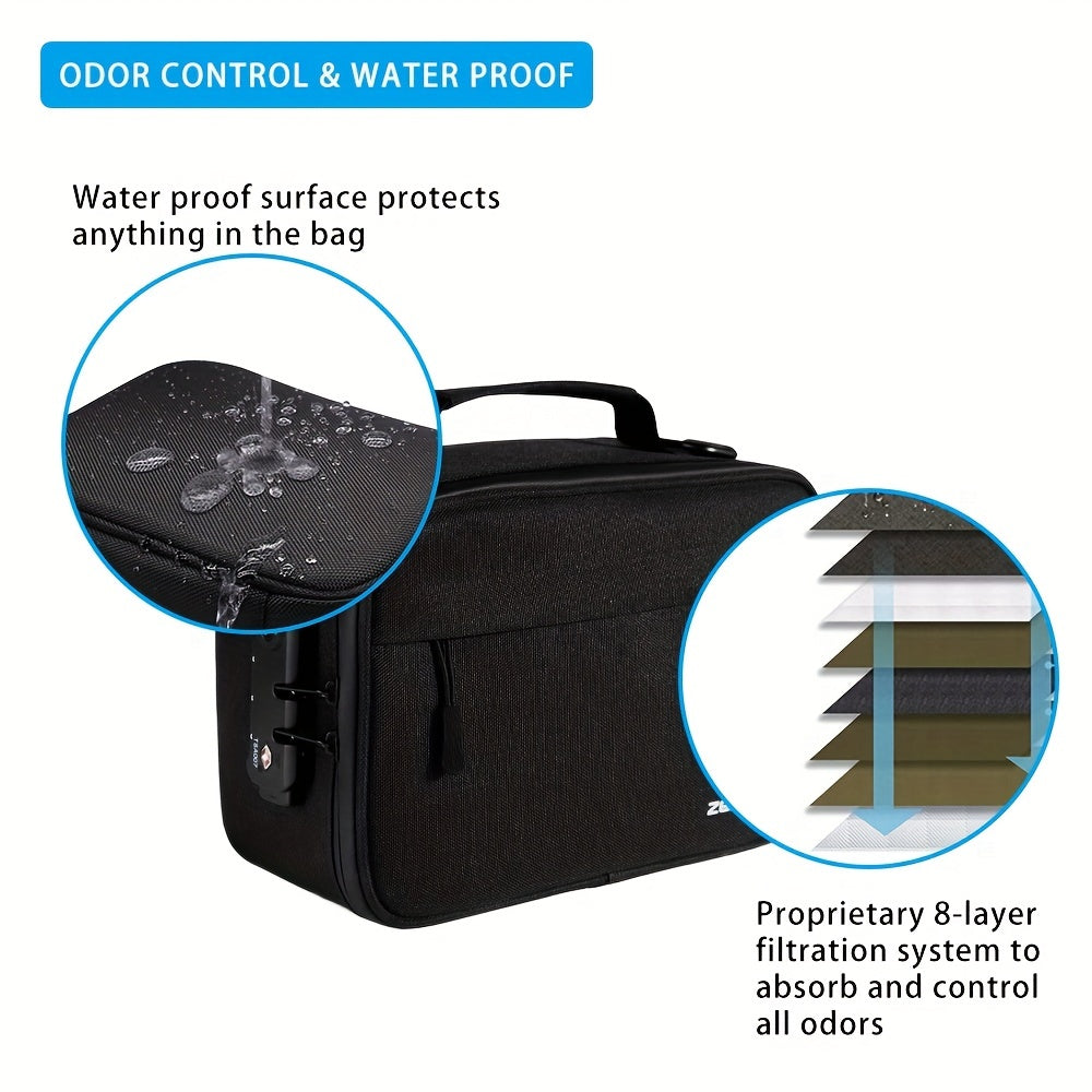 Travel Storage Box With Combination Lock Large Capacity Crossbody Bag