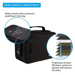 Travel Storage Box With Combination Lock Large Capacity Crossbody Bag