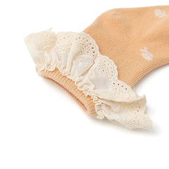 Lace Brim Knit Crew Socks for Babies - Soft and Comfortable