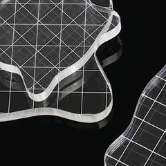 3pcs Acrylic Clear Stamp Blocks Set - DIY Scrapbooking Tools