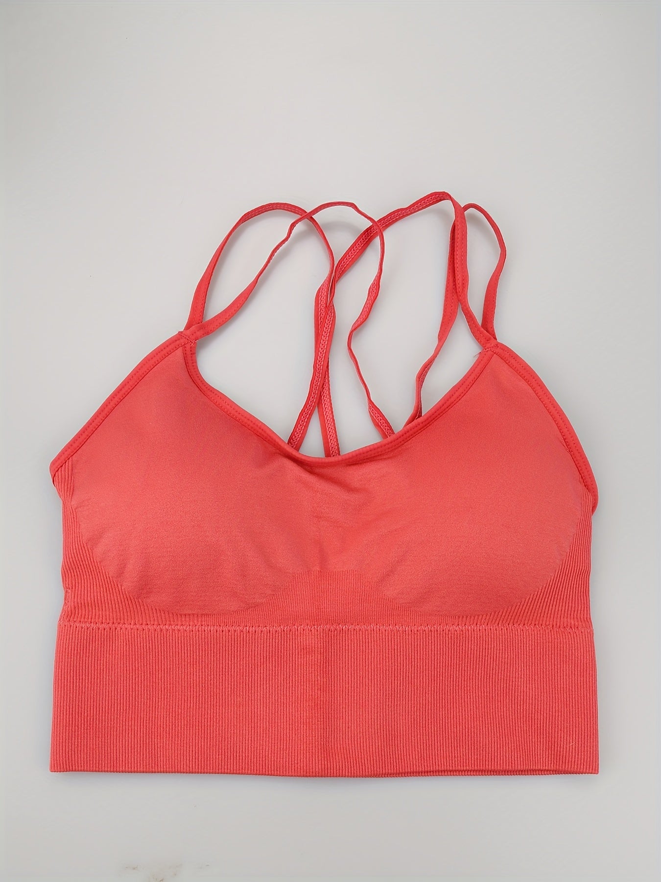 Cross Back Wireless Sports Bra Comfortable Stretchy Intimates