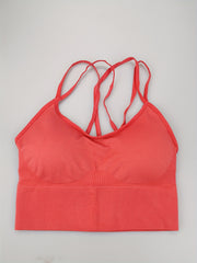 Cross Back Wireless Sports Bra Comfortable Stretchy Intimates