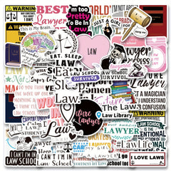 100pcs Law School Stickers Lawyer Stickers Law School Student