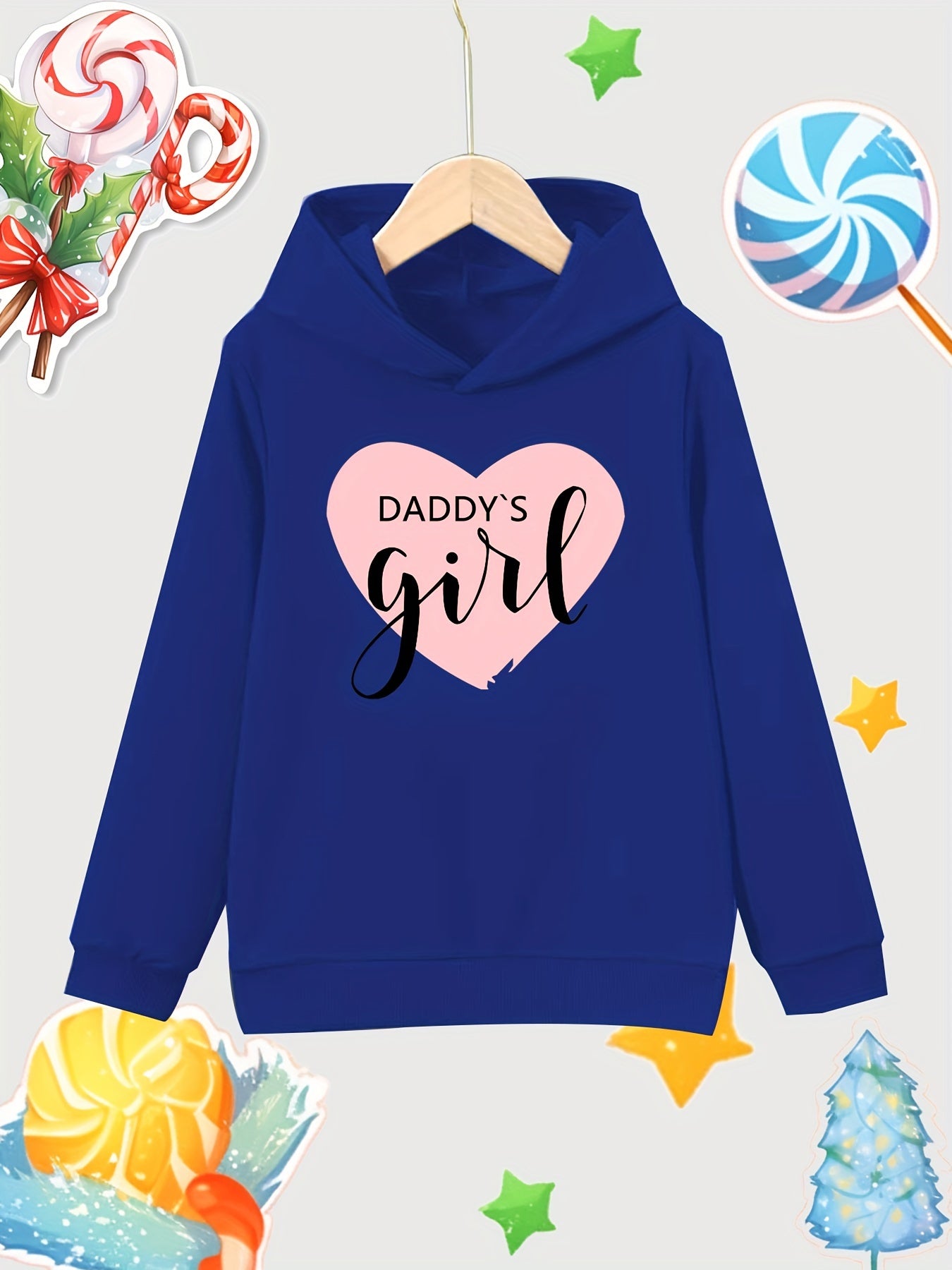 Girl's Cotton Hoodie Active Breathable Sweatshirt