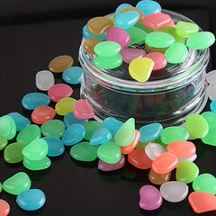 50 Glow in the Dark Garden Pebbles - Magical Garden Decor