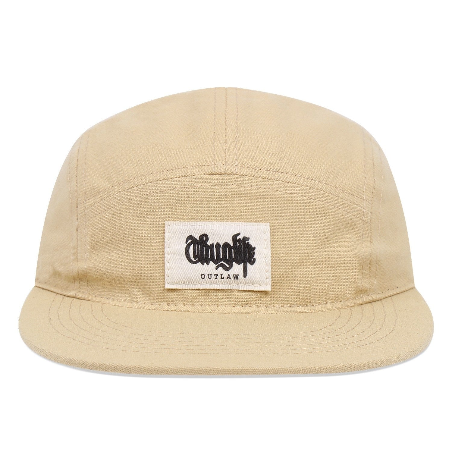 Men's Casual Letter Stitched Mark Fitted Cap Brim Hat