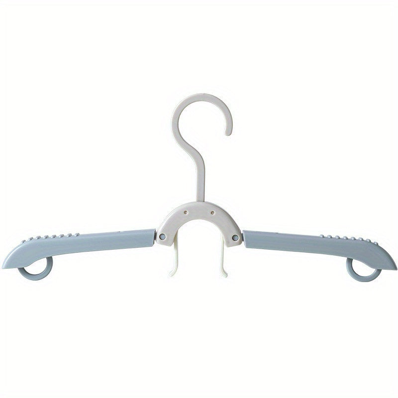 Retractable Folding Hanger Plastic Clothes Rack Wardrobe