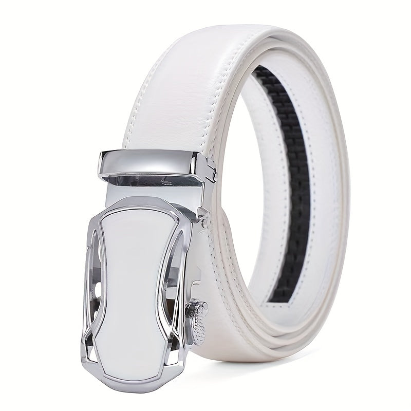 1pc Automatic Buckle Belt For Men