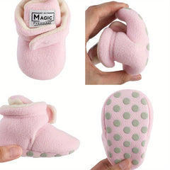 Baby Boys Casual Walking Shoes Anti-slip Warm House Shoes