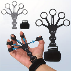 Silicone 5 Finger Stretching Trainer Hand Grip Strengthener