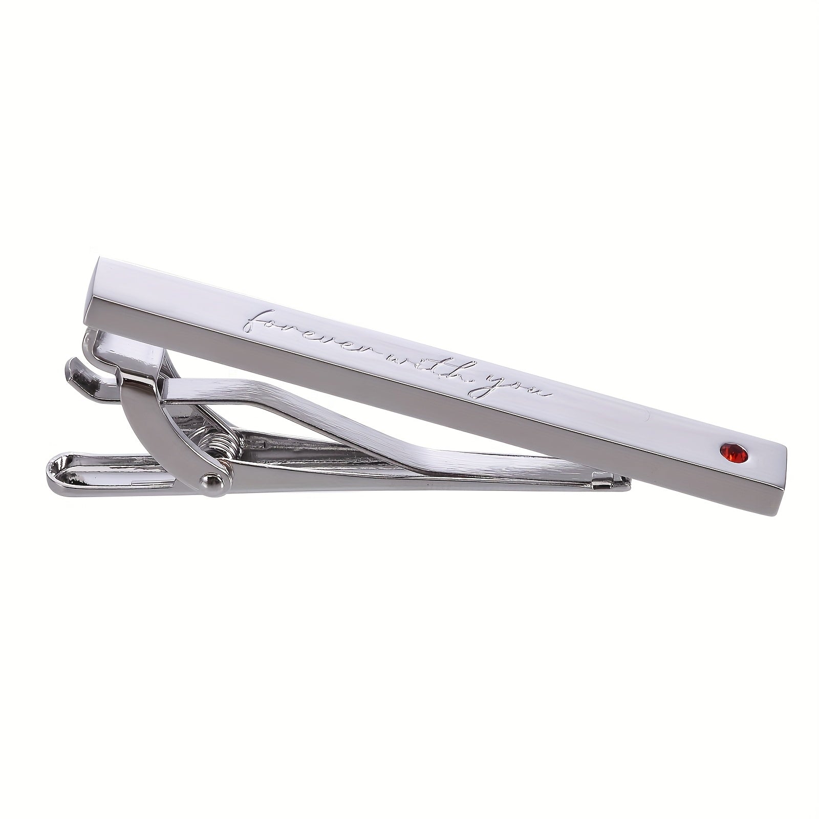 Men's Formal Necktie Clip Heavy Duty Metallic Tie bar for Wedding Business