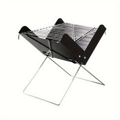 1pc Folding Charcoal Grill for Outdoor & Home Cooking