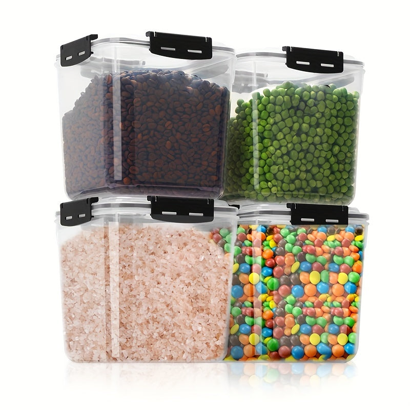 4pcs Large Capacity Airtight Food Storage Containers BPA Free