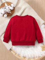 Baby LIKE MY DADDY Print Sweatshirt Autumn Winter Clothes