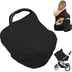 Elastic Breastfeeding Car Seat Cover for Babies