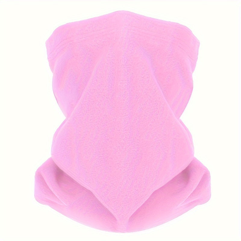 Winter Cycling Hat Mask Neck Guard Flannel Scarf