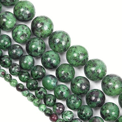 Epidote Stone Round Loose Beads For Jewelry Making DIY Bracelet Necklaces
