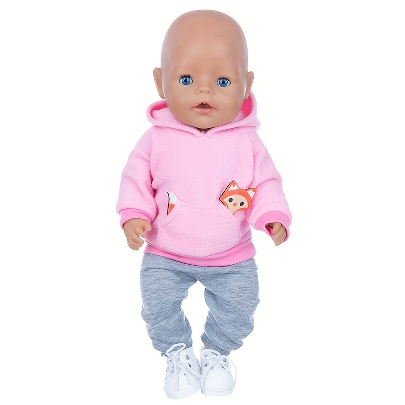Pink Jumpsuit Outfit Clothes for 17 Inch Dolls