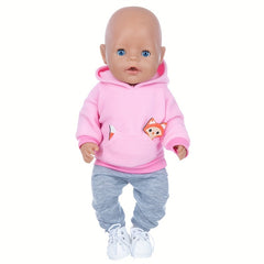 Pink Jumpsuit Outfit Clothes for 17 Inch Dolls