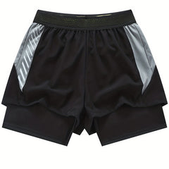 Men's Running Shorts Lightweight Quick Dry Elastic Waistband Shorts