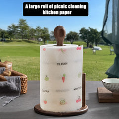 Reusable Cleaning Paper Roll for Home and Outdoor Picnic
