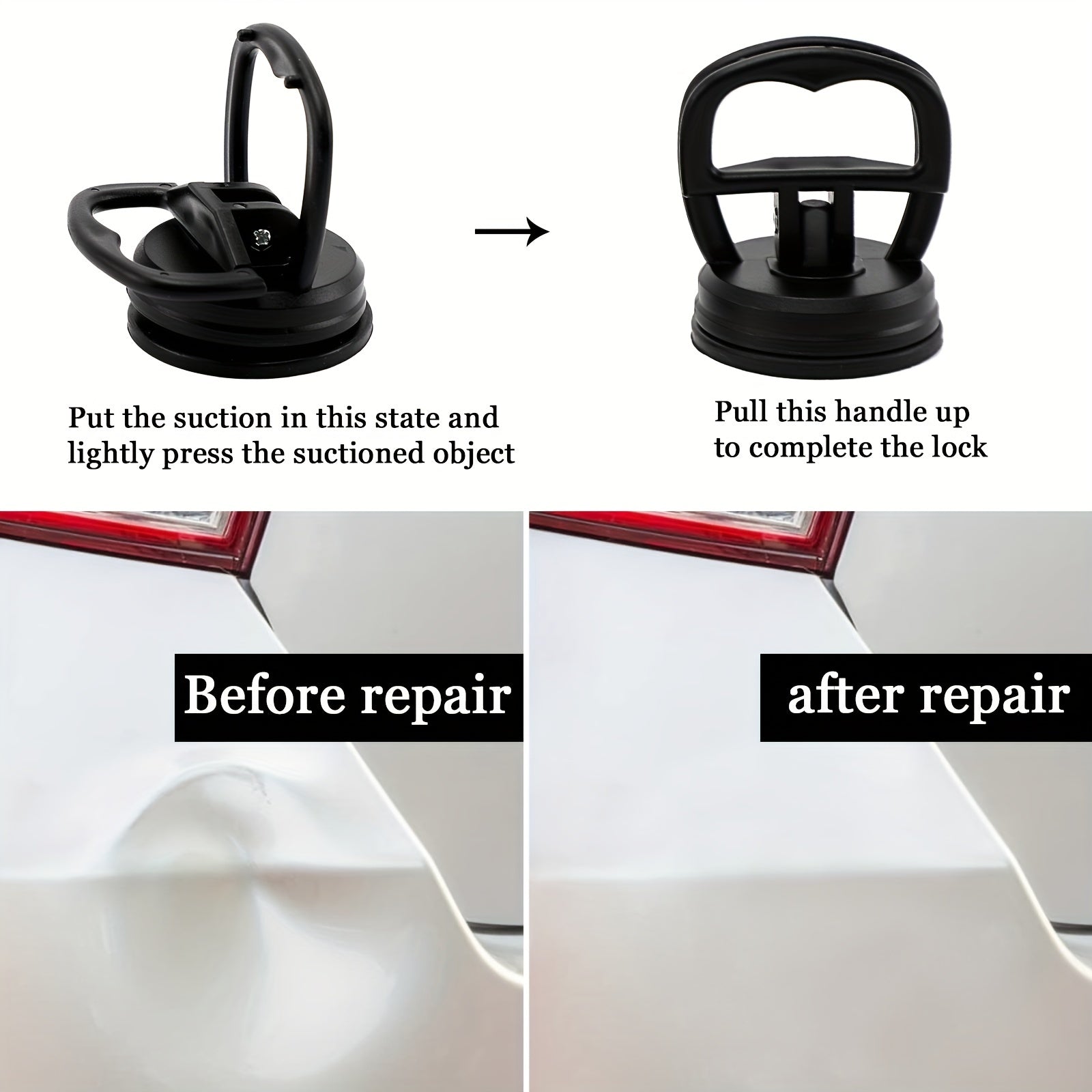 Gakufai 3pcs Dent Puller Car Paintless Dent Repair Kit