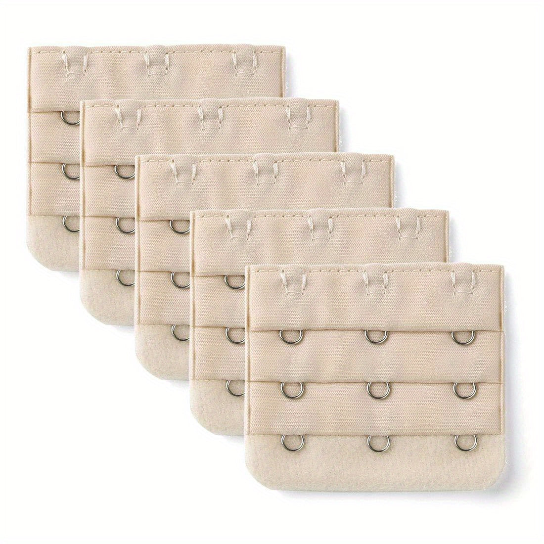 5pcs Adjustable Elastic Bra Extenders for Women's Lingerie