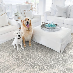 Boho Printed Flannel Living Room Rug