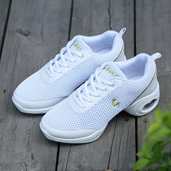 Arch Support Non Slip Wear Resistance Dance Shoes Mesh Breathable Comfortable